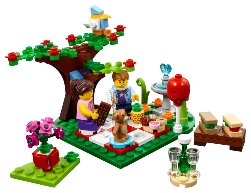 Building instructions for 40236, Romantic Valentine Picnic, LEGO®