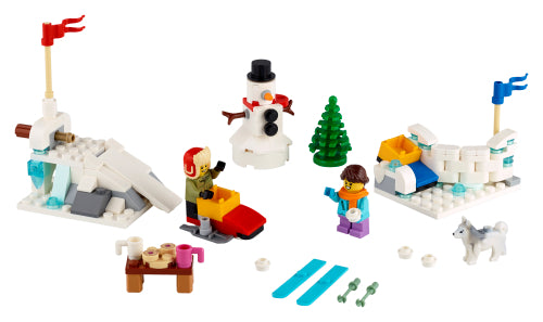 Building instructions for 40424, Winter Snowball Fight, LEGO®