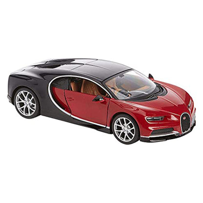Maisto 1:24 Assembly Line Bugatti Chiron – Red/Black