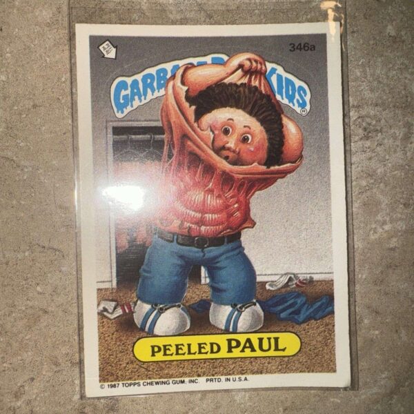 1987 Garbage Pail Kids “Peeled Paul” 346a