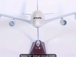 Ethiad Airbus A380 Collector Desk Model Airplane 18