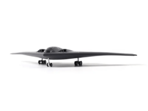 - Solid Built 1/200 Scale B-2 Fighter Model Attack Plane Display Model - Metal Mini Interceptors with Stand