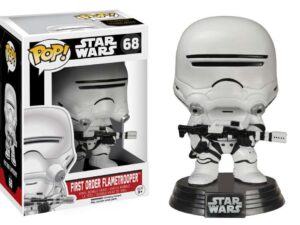 Funko Pop! Vinyl: Star Wars - First Order Flametrooper #68 MINT Plastic Case