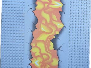 Lego 1349 Steven Spielberg Replacement 32 x 32 Lava Road Baseplate 30279