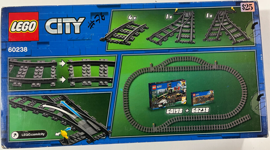 LEGO 60238 Switch Tracks Box Back